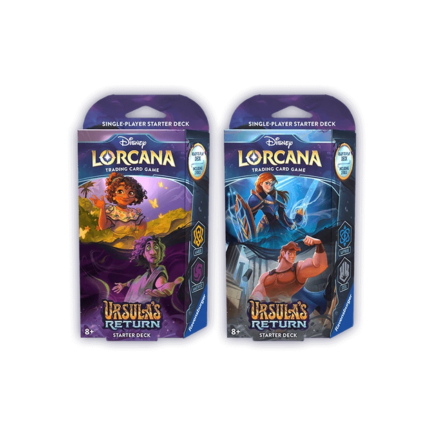 Disney Lorcana Trading Card Game - Ursula's Return Starter Deck | JustPlayGames Disney Lorcana Trading Card Game - Ursula's Return Starter Deck | JustPlayGames