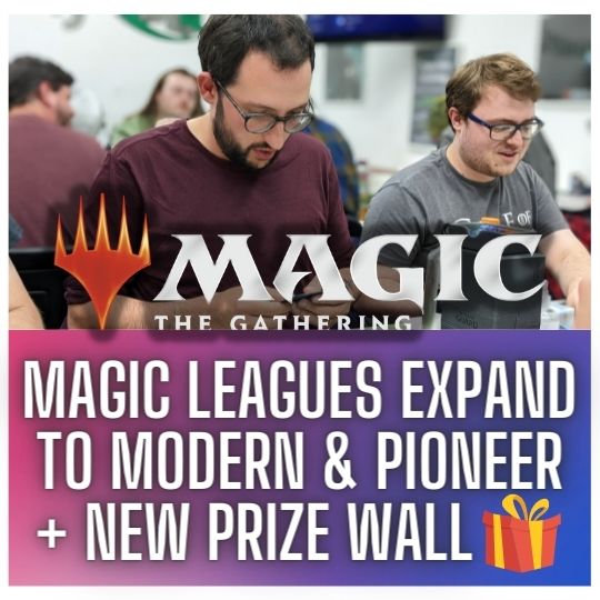 Modern & Pioneer Leagues Plus NEW Prize Wall