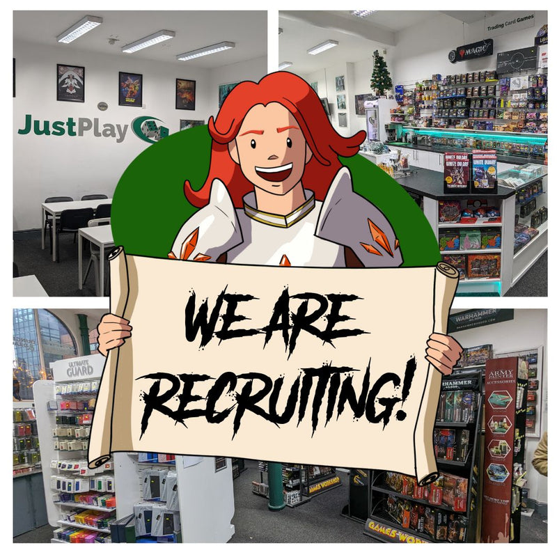 JustPlay are Recruiting!