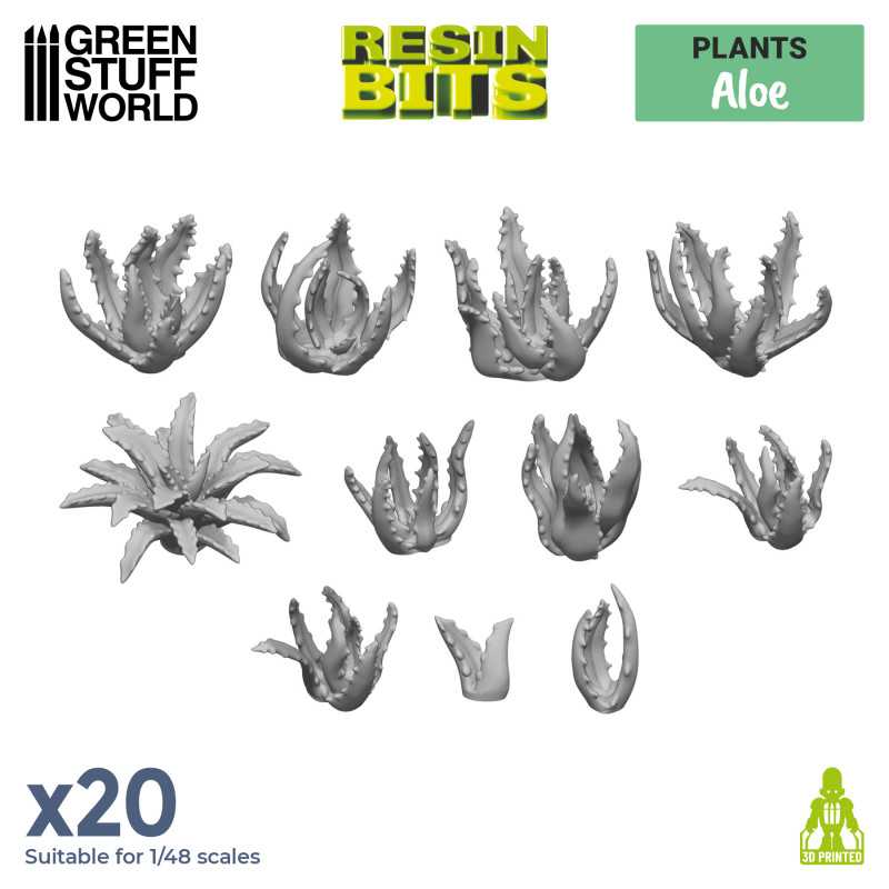 Resin Bits Plants: Aloe