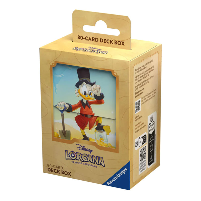 Disney Lorcana Deck Box Captain Hook Set 1 (Holds 80 Cards)