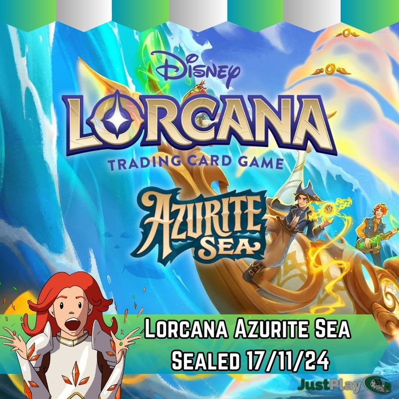 Azurite Sea: Disney Lorcana Trading Card Game - Booster Pack Display 24pcs - Set 6