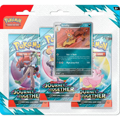 Pokemon TCG: Scarlet & Violet 9 – Journey Together - 3-Pack Blister                