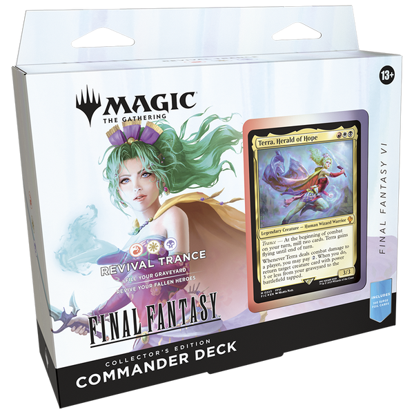 spectacle mtg cards MTG: Final Fantasy Collector Commander Deck Revial Trance (Terra, Hera