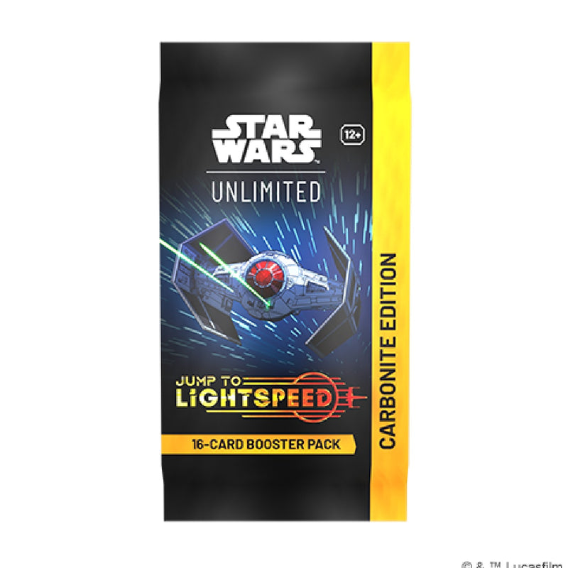 Star Wars: Unlimited Jump to Lightspeed Carbonite Booster Display