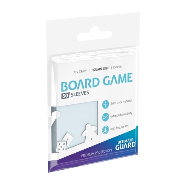 Ultimate Guard Premium Soft Sleeves for Board Game Cards Big Square (50)