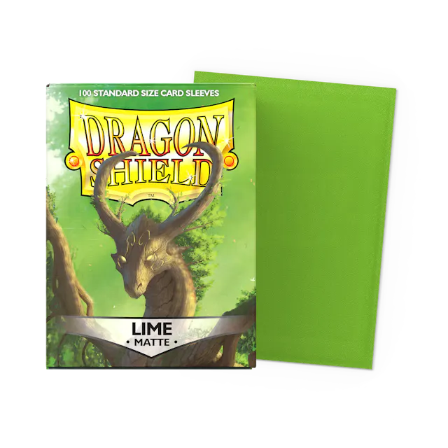 Dragon Shield Sleeves Matte Lime (100)
