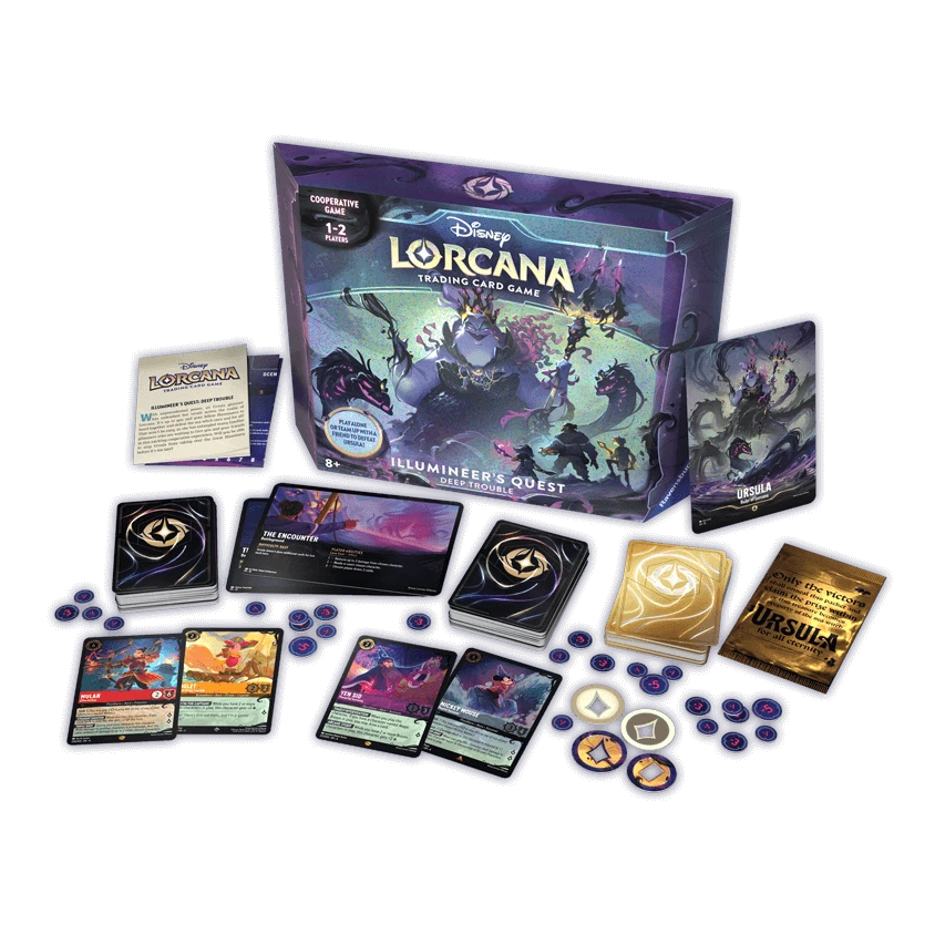 Disney Lorcana Trading Card Game - Gift Set "Deep Trouble" | JustPlayGames Disney Lorcana Trading Card Game - Gift Set "Deep Trouble" | JustPlayGames