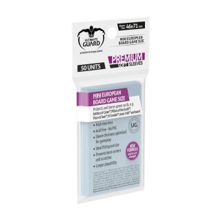 Ultimate Guard Premium Soft Sleeves for Board Game Cards Big Square (50)