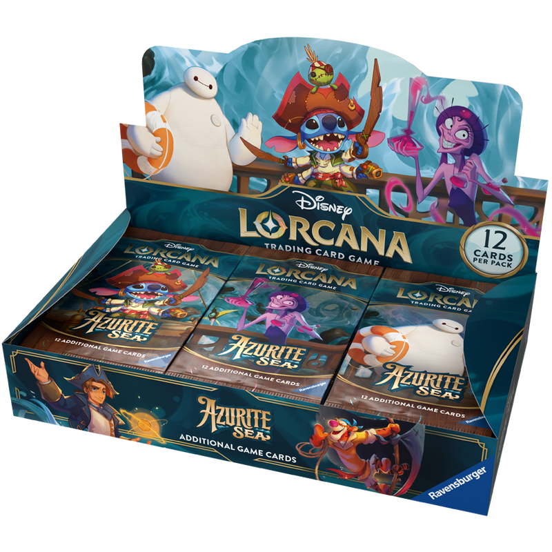 Azurite Sea: Disney Lorcana Trading Card Game - Booster Pack Display 24pcs - Set 6