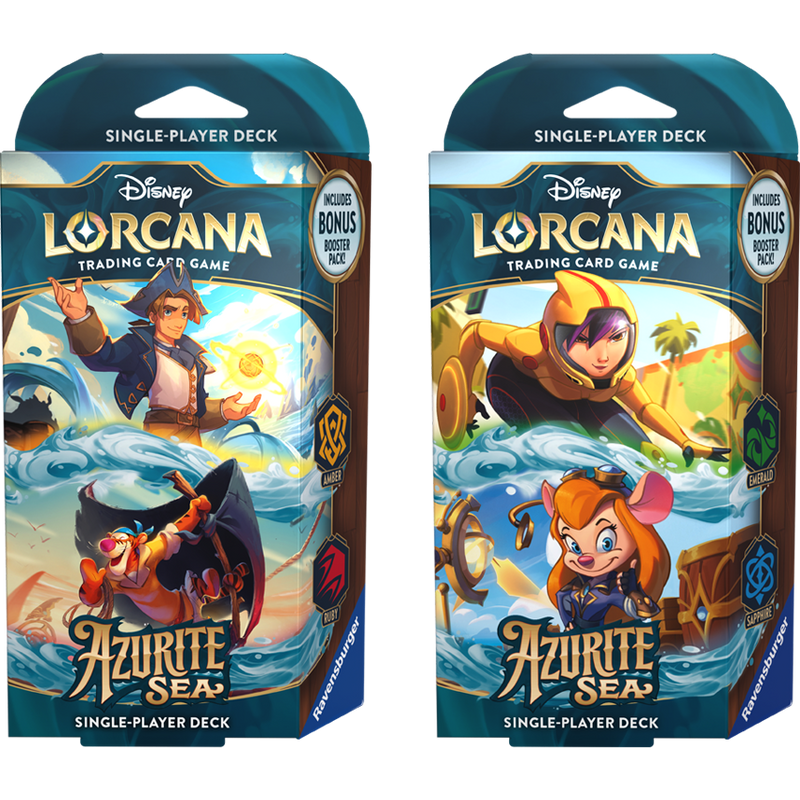 Azurite Sea: Disney Lorcana Trading Card Game - Starter Decks - Set 6 | JustPlayGames Azurite Sea: Disney Lorcana Trading Card Game - Starter Decks - Set 6 | JustPlayGames