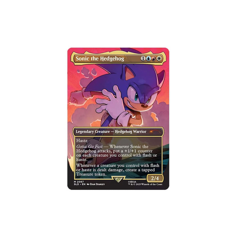 Magic the Gathering Secret Lair x Sonic: Friends & Foes