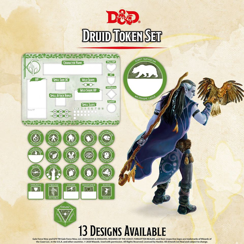 D&D Player Token Set and Combat Tile