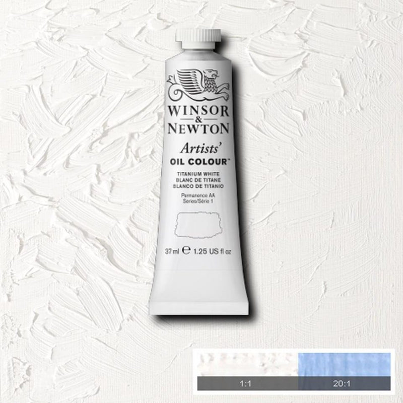 W&N Oil Paint: Titanium White Artist Grade 37ml