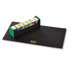 Magic Carpet 500+ Deckbox/Playmat Green/Black
