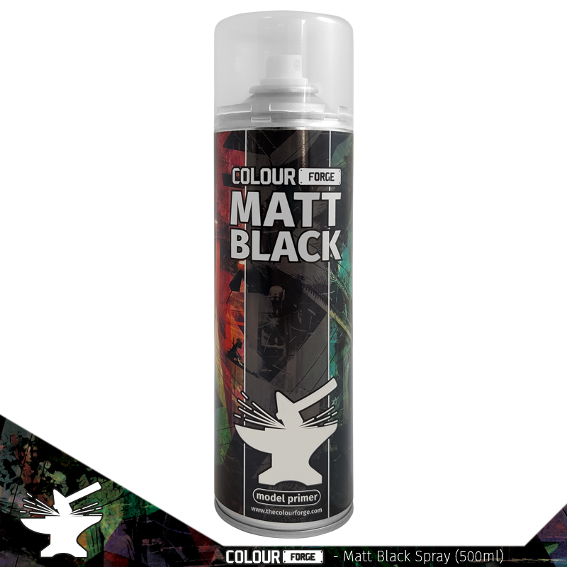Colour Forge - Matt Black Spray