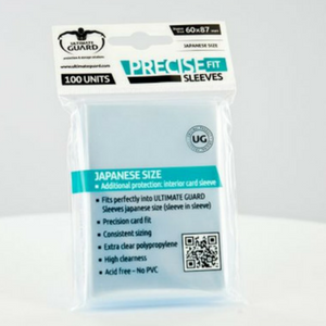 Precise-Fit Japanese Sleeves Transparent (100)