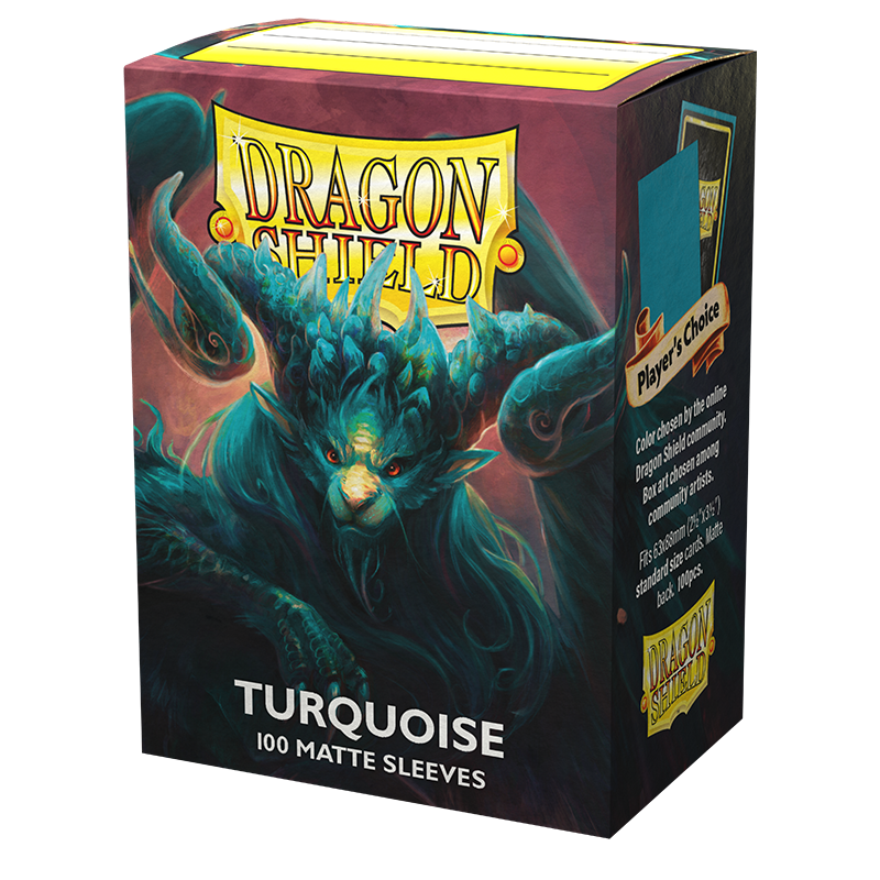 Dragon Shield Sleeves Matte Turquoise (100)