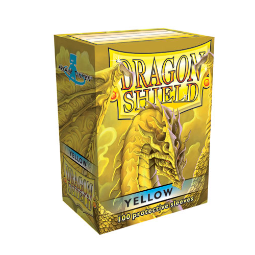 Dragon Shield Sleeves Matte Yellow (100)