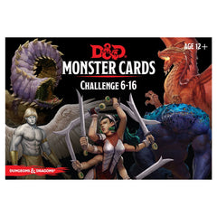 Dungeons & Dragons Monster Cards: Challenge Rating 6-16