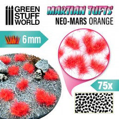 Martian Tufts 6mm - NEO-MARS ORANGE