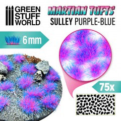 Blossom Tufts - 6mm Self-adhesive - Purple Flowers