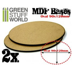 MDF Bases - Oval 90x120mm