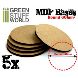 MDF Bases - Round 60 mm