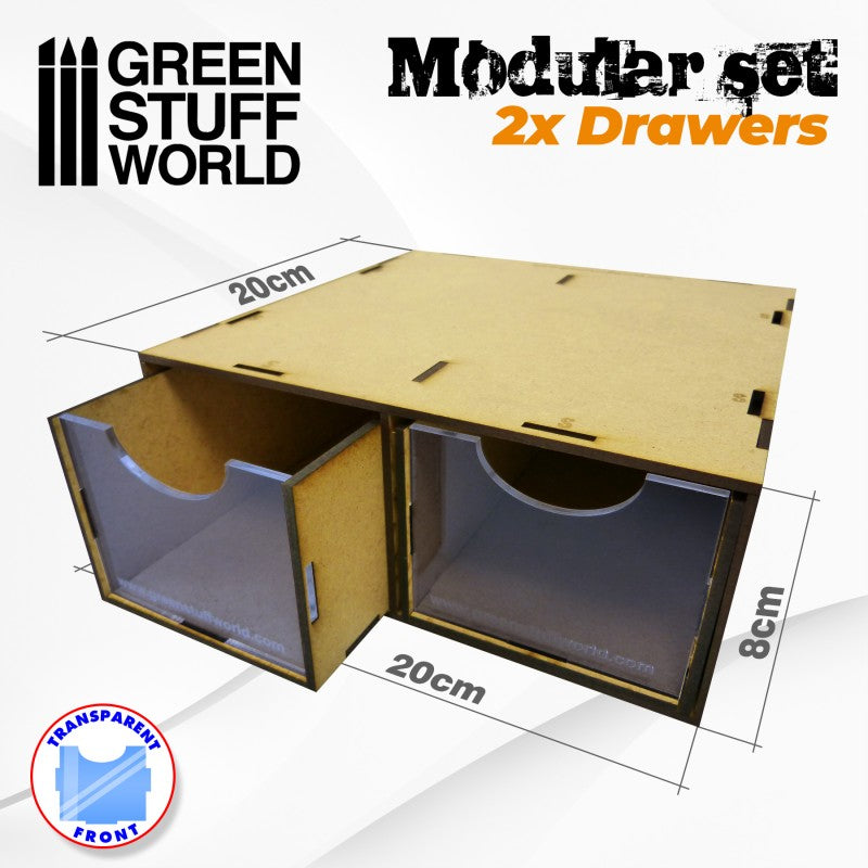 Modular Set 2x Drawers