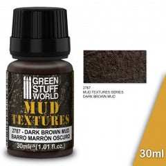 Acrylic Mud Texture - DARK BROWN MUD 30ml