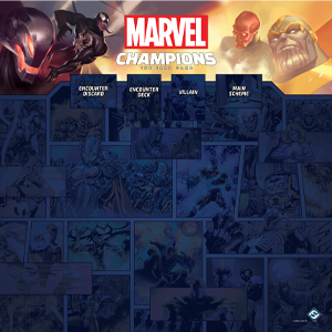 1-4 Player Marvel Champions Game Mat