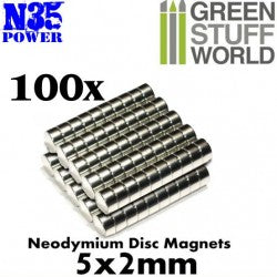 Neodymium Magnets 3x1mm - 100 units (N52)