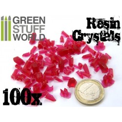 RED Resin Crystals - Small