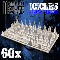 Resin Bits: Clear Resin Stalactites & Icicles