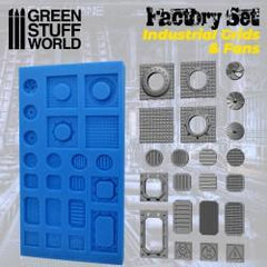 Silicone Molds - Industrial Grids and Fans