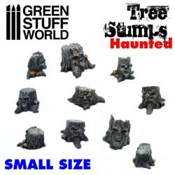 Resin Bits: Small Haunted Tree Stumps