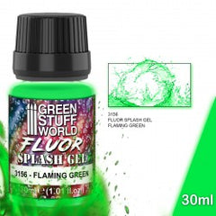 Splash Gel - 30ml - Flaming Fluor Lime Green