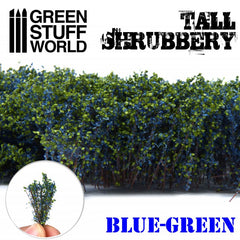 Tall Shrubbery - Blue/Green