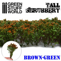 Tall Shrubbery - Brown/Green