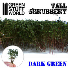 Tall Shrubbery - White/Green