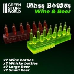 Resin Bits: Wine and Beer Bottles Resin Set